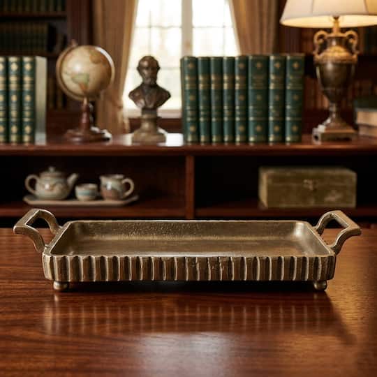 12" Rectangle Fluted Tabletop Tray by Ashland®